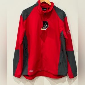 Dri-duck Mens L Red Windbreaker jacket coat 4 way stretch waterproof NWT